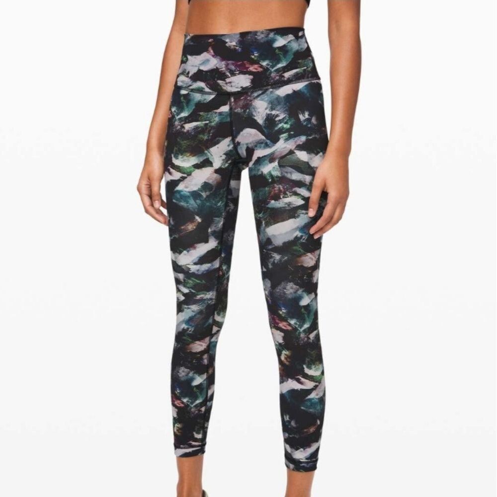 Lululemon Wunder Under HR Tight 25" - Glacier Camo Starlight
